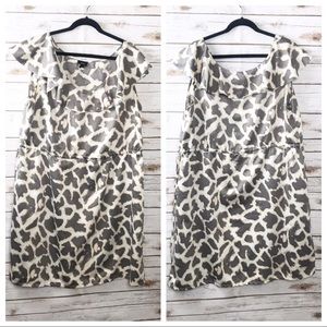 Mossimo Gray Animal Print Dress 24/26W